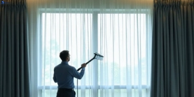 Commercial curtain stain removal service spotswood-vic hotels offices restaurants
